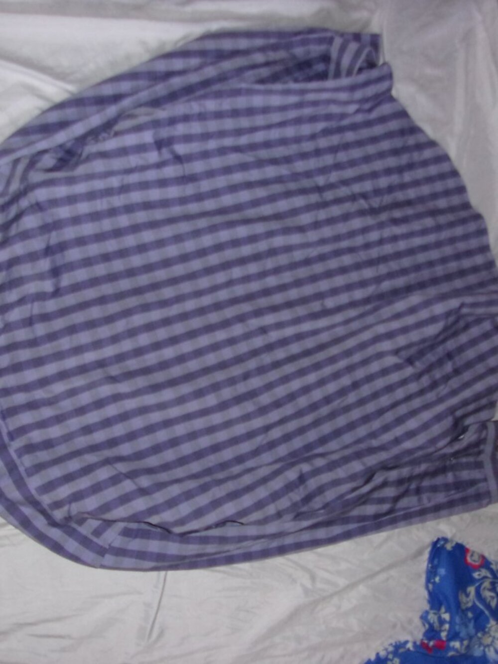 Calvin Klein size 18 34/ 35 mens casual dress shirt gray striped button - Picture 4 of 4